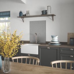 Country Living Acanthus Leaf Stone Kitchen Splashback 600mm x 750mm x 6mm