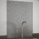 Country Living Acanthus Leaf Stone Kitchen Splashback 600mm x 750mm x 6mm