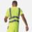 Regatta Pro Short Sleeve Hi-Vis T-Shirt Yellow/Navy 3X Large 53" Chest