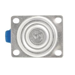 Essentials Heavy Duty Swivel Castor 100mm Blue