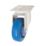 Essentials Heavy Duty Swivel Castor 100mm Blue