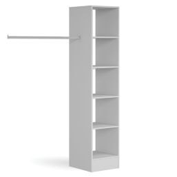 Spacepro  Interior Storage Tower Unit Dove Grey 450mm x 2100mm