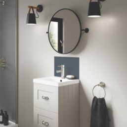 Splashwall Malibu / Storm Vanity Splashback Gloss Beige/Blue 250mm x 400mm x 4mm