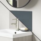 Splashwall Malibu / Storm Vanity Splashback Gloss Beige/Blue 250mm x 400mm x 4mm