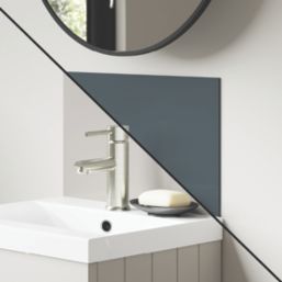Splashwall Malibu / Storm Vanity Splashback Gloss Beige/Blue 250mm x 400mm x 4mm