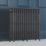 Arroll Edwardian 750mm x 906mm 4397BTU Anthracite Horizontal Designer Radiator