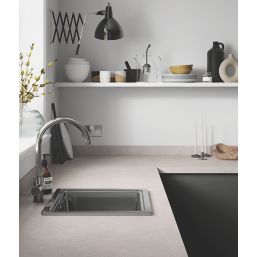 Wilsonart  Chaux Sablee Fizzy Laminate Kitchen Worktop 3000mm x 600mm x 38mm