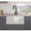 Abode  1 Bowl Fireclay Ceramic Kitchen Sink White 595mm x 455mm x 277mm