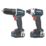 Erbauer ECD12-Li-2/EID12-Li-2 12V 2 x 3.0Ah Li-Ion EXT Brushless Cordless Combi Drill & Impact Driver Twin Kit