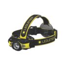 LEDlenser iH11R Rechargeable LED Head Torch Black/Yellow 1000lm