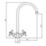 Abode Burford Mono Kitchen Sink Mixer Brushed Nickel