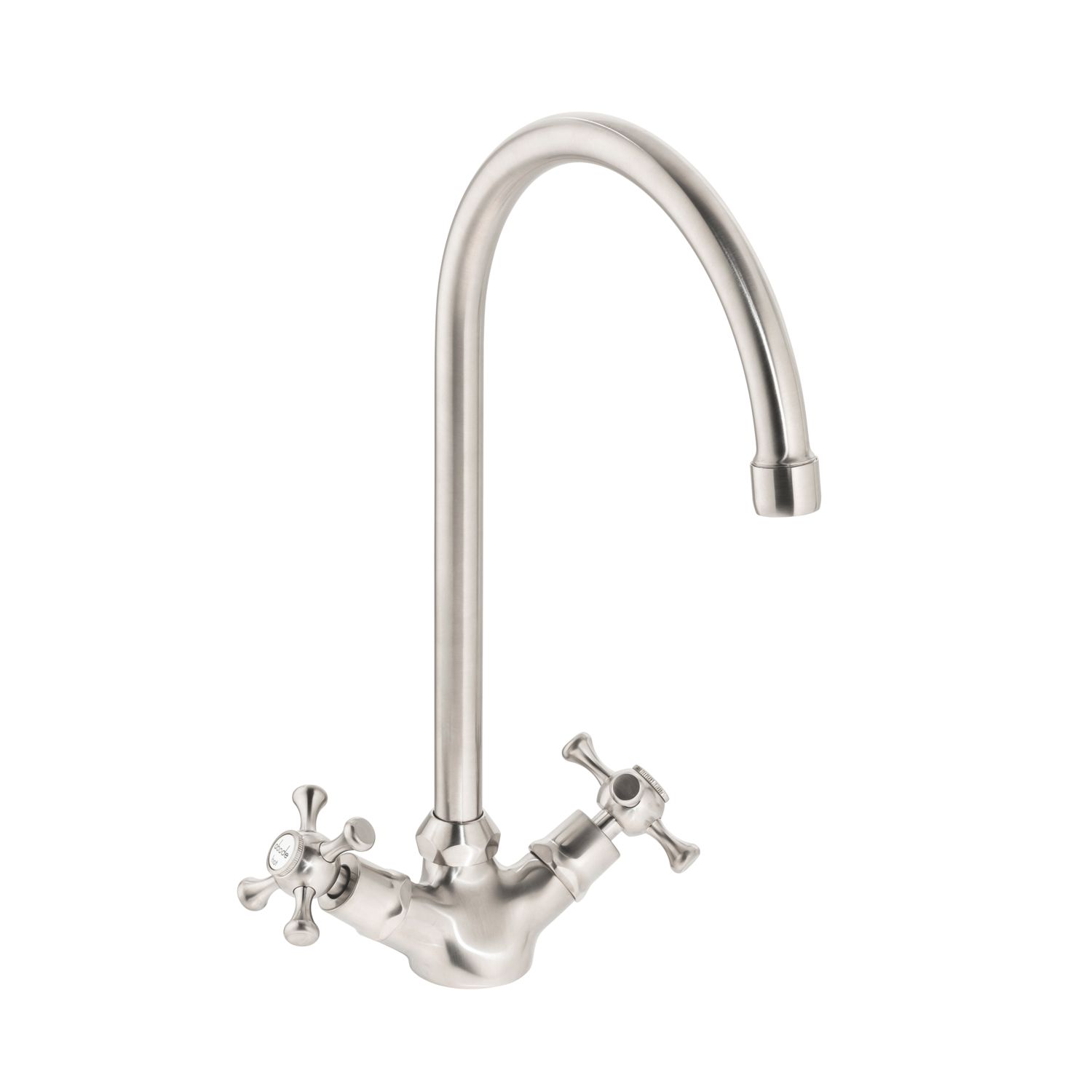 Abode Burford Mono Kitchen Sink Mixer Brushed Nickel (635RK)