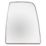 Summit TCG-9RB  Driver Side Replacement Commercial Mirror Glass with Non-Heated Backing Plate