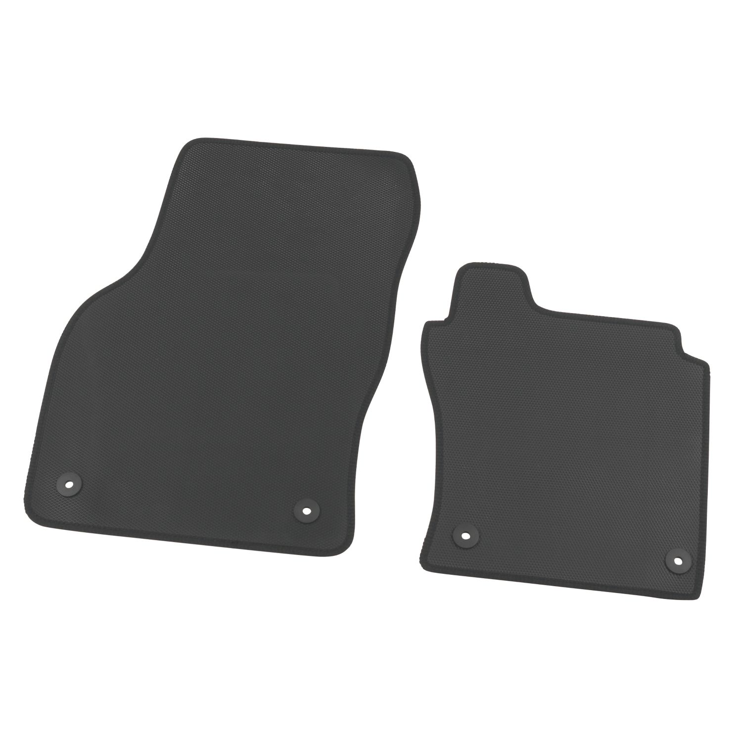 Unique Products Volkswagen Caddy 2021 on Rubber Automotive Mat 2 Pieces (635VE)