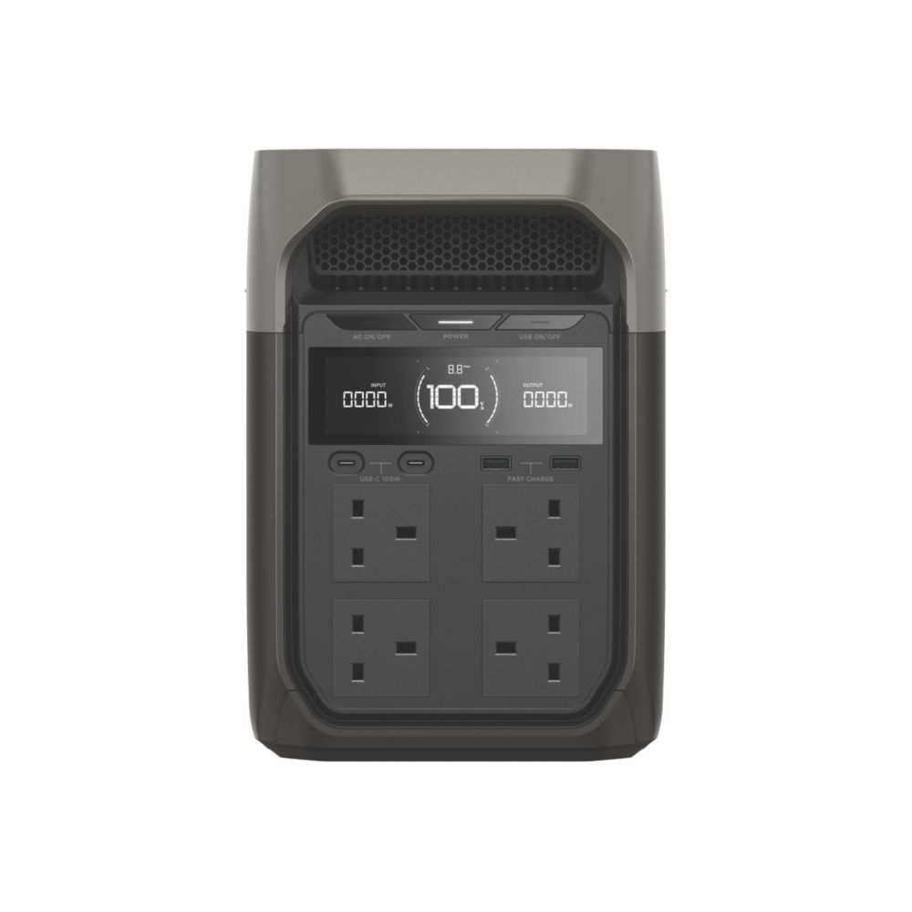 Ecoflow Delta 3 1800W Smart Portable Power Station 1024Wh - Screwfix