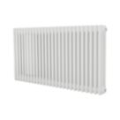Azur 600mm x 1190mm 5076BTU White Horizontal 3 Column Radiator