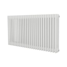 Azur 600mm x 1190mm 5076BTU White Horizontal 3 Column Radiator