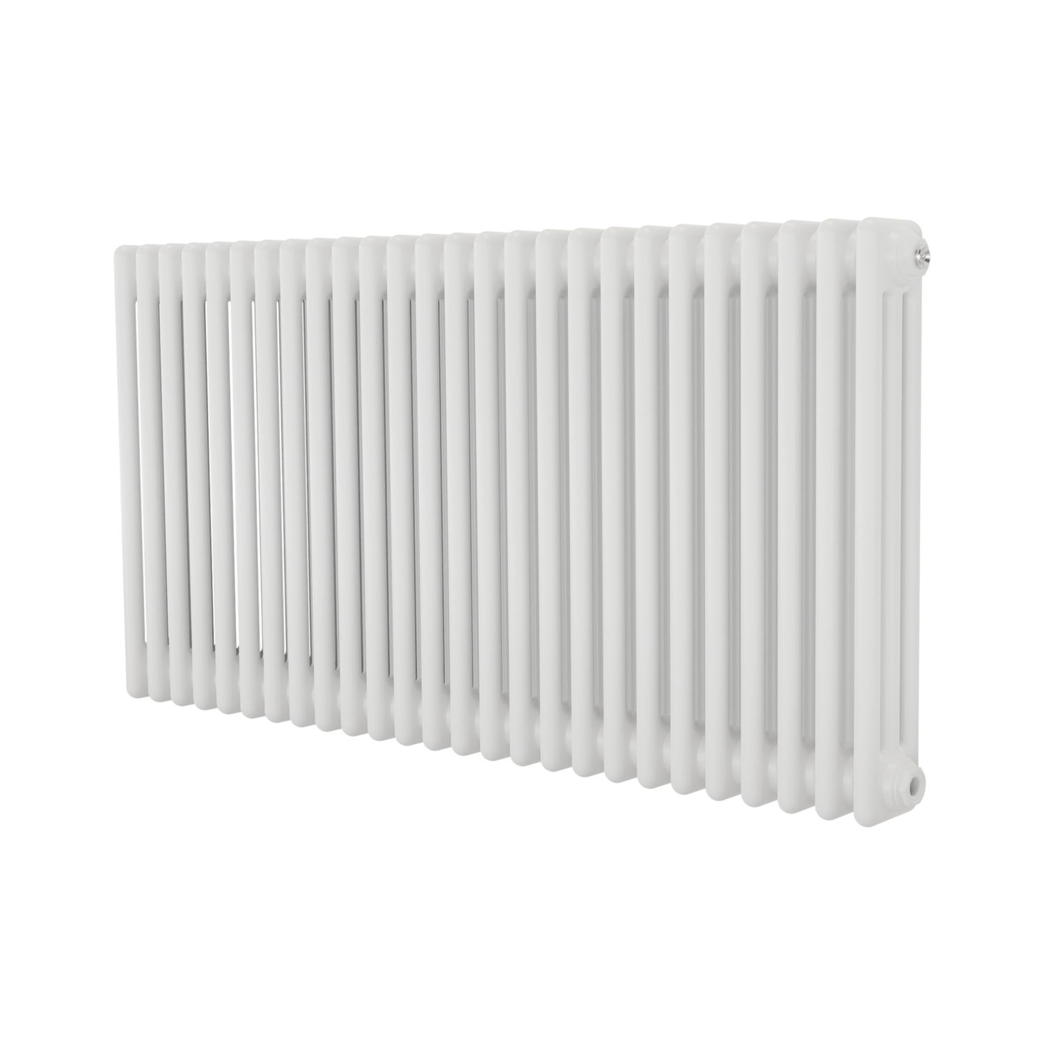 Azur 600mm x 1190mm 5076BTU White Horizontal 3 Column Radiator (635YR)