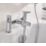 Bristan Quest Chrome 120mm Deck Mounted Dual Control Manual Shower Mixer Tap