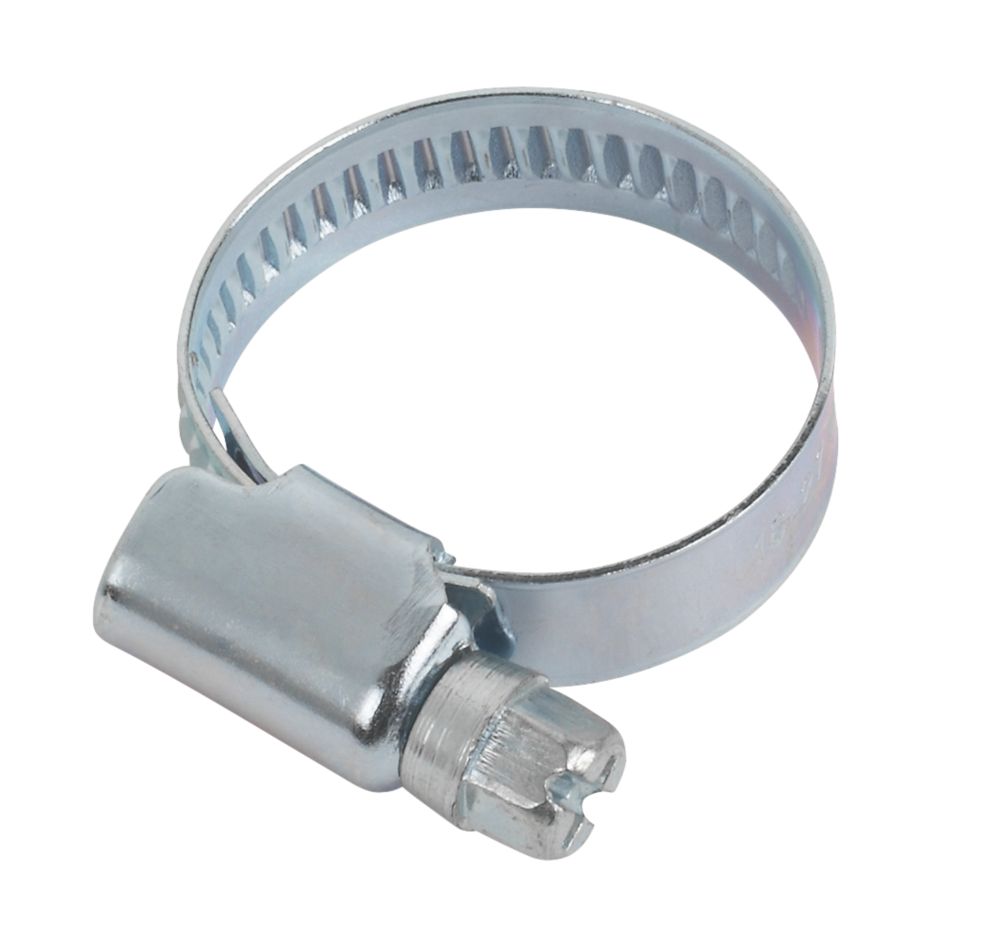 Screw Hose Clamp - Mini - Petrol Pipe - 24-25mm - Zinc Plated