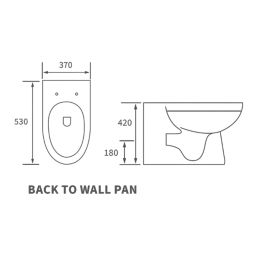 Walker Soft-Close Rimless Back-to-Wall Toilet