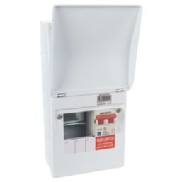 Lewden PRO-R03W-R1 5-Module 3-Way Part-Populated High Integrity Main Switch Consumer Unit