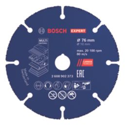 Bosch Expert Multi-Material Carbide Cutting Disc 76mm (3") x 10mm