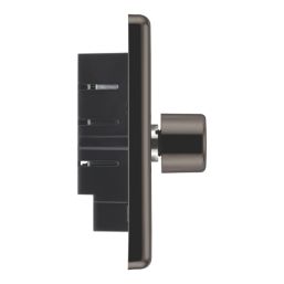 LAP  1-Gang 2-Way LED Dimmer Switch  Black Nickel with Colour-Matched Inserts