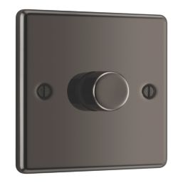 LAP  1-Gang 2-Way LED Dimmer Switch  Black Nickel with Colour-Matched Inserts