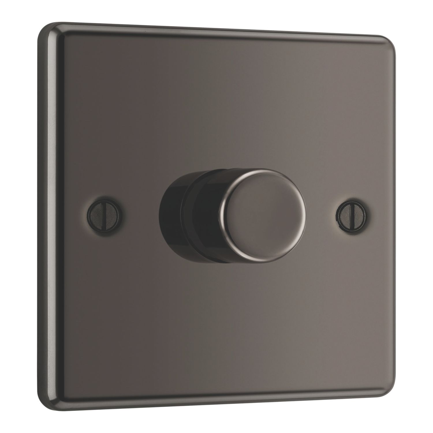 LAP 1-Gang 2-Way LED Dimmer Switch Black Nickel with Colour-Matched Inserts (636CN)