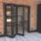 Green & Taylor Heritage 3-Door 1-Clear Light Primed Black Wooden Traditional Internal Bi-Fold Door 2060mm x 1794mm