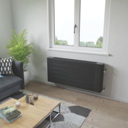 Ximax 600mm x 1330mm 5440BTU Black Type 22 LST Convector Radiator