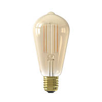 Calex Smart Lamp ES ST64 LED Virtual Filament Smart Light Bulb 7W 806lm