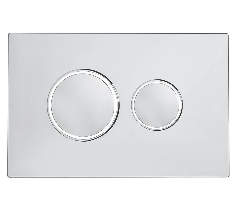 Traditional Dual-Flush Flushing Plate Chrome