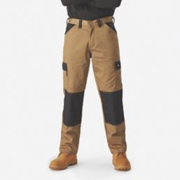 Dickies Everyday Trousers Khaki/Black 36" W 32" L