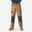 Dickies Everyday Trousers Khaki/Black 36" W 32" L