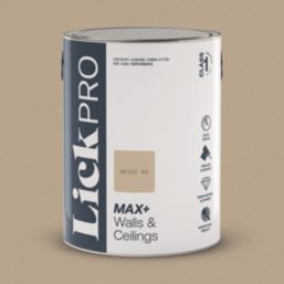 LickPro Max+ 5Ltr Beige 02 Eggshell Emulsion  Paint
