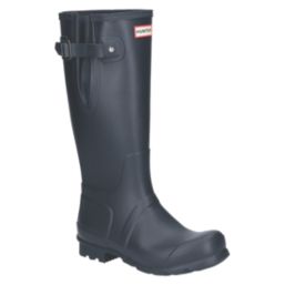 Hunter Original Side Adjustable Size 7  Navy Non Safety Wellies