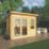 Mercia Elite 9' x 9' (Nominal) Pent Timber Log Cabin