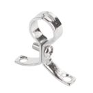 15mm Pipe Clips Chrome 10 Pack