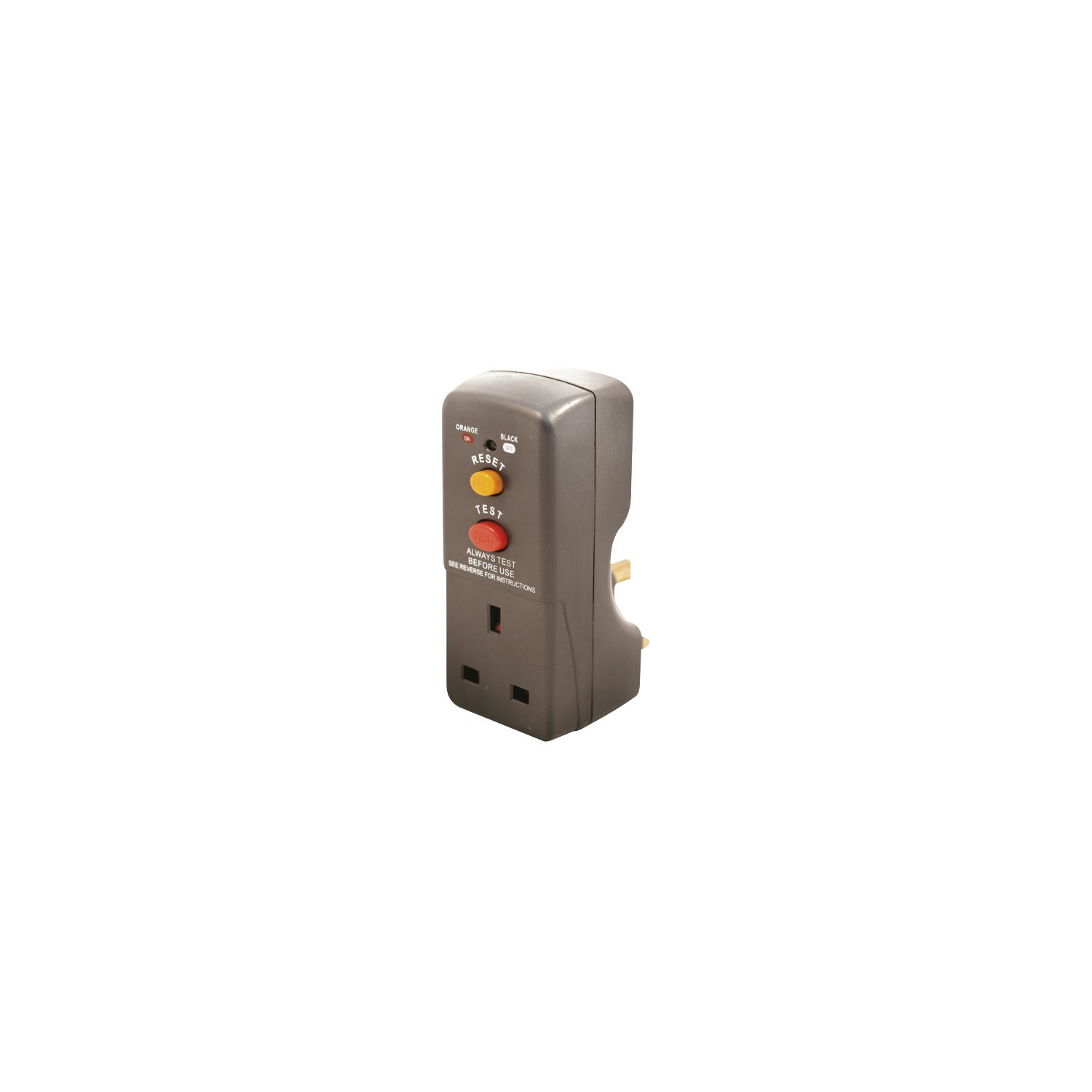 Masterplug 13A Unfused Plug-Through Active RCD Adaptor (63731)