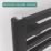 Ximax 677mm x 600mm 1024BTU Black Flat Electric Towel Radiator