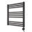 Ximax 677mm x 600mm 1024BTU Black Flat Electric Towel Radiator