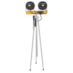 LED Twin Head Tripod Work Light Bundle 35W 11000lm 110V Weekend Hire
