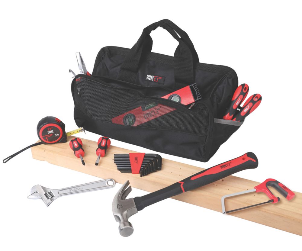 Forge Steel Tool Kit 22 Piece Set Screwfix