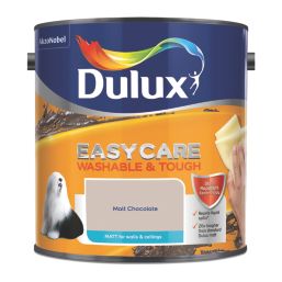 Dulux EasyCare Washable & Tough 2.5Ltr Malt Chocolate Matt Emulsion  Paint
