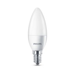 Philips  E27 Candle LED Light Bulb  470lm 4.9W 6 Pack