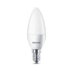 Philips  ES Candle LED Light Bulb 470lm 4.9W 6 Pack