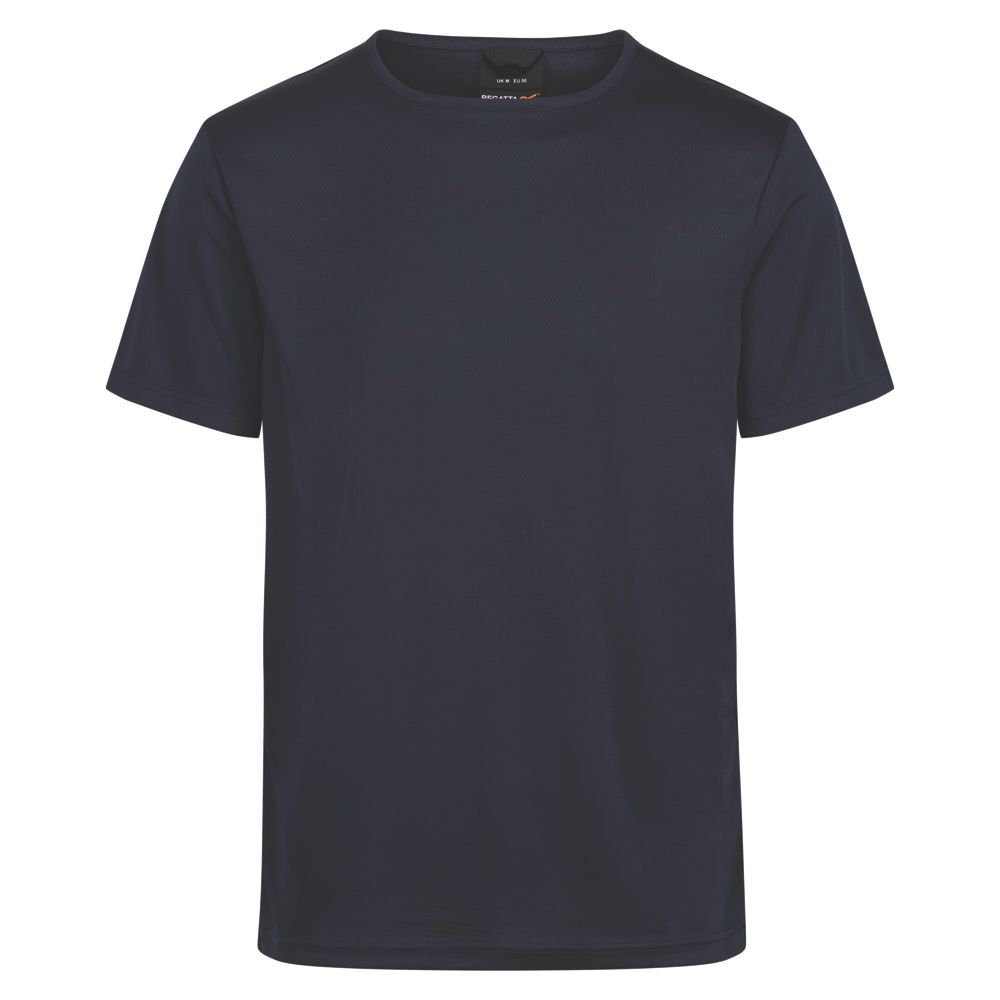 Regatta Pro Wicking Short Sleeve T-Shirt Navy Medium 39