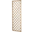 Forest Hidcote Softwood Rectangular Garden Trellis 2' x 6' 5 Pack